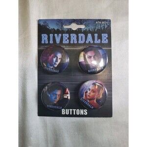 Nice Riverdale 4 Mini Button Pin Set Brand New Unopened
